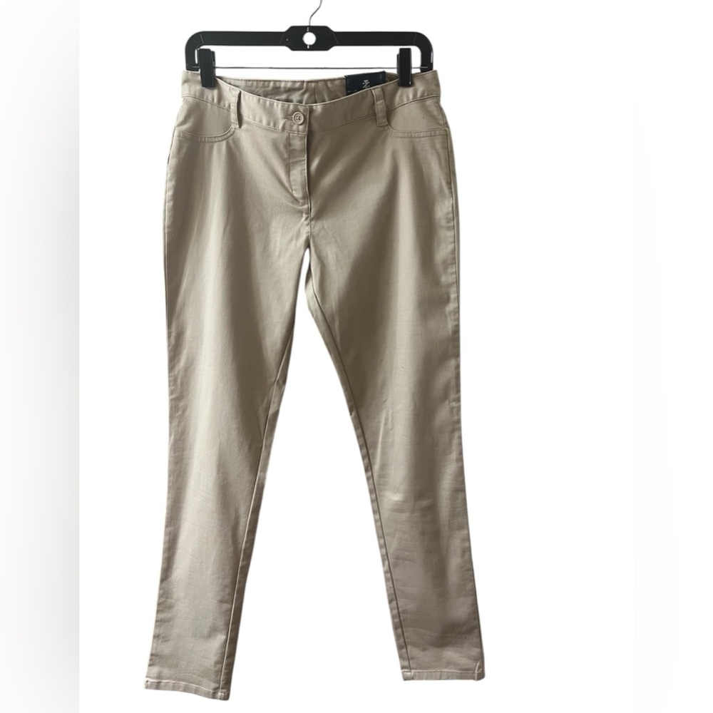 IZOD Womens Mid Rise Slim Pant-Juniors